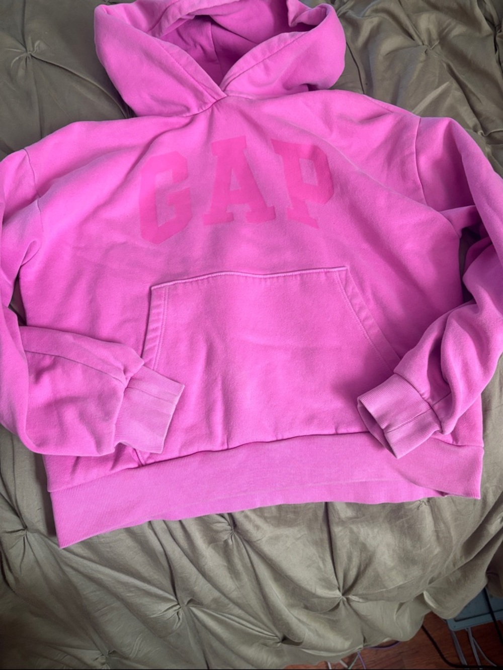GAP Kids Bright Pink Pullover Hoodie